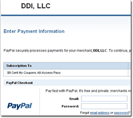 Payment Page